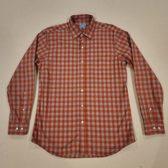 J. McLaughlin Trim Fit Button Down M - Picture 2 of 5